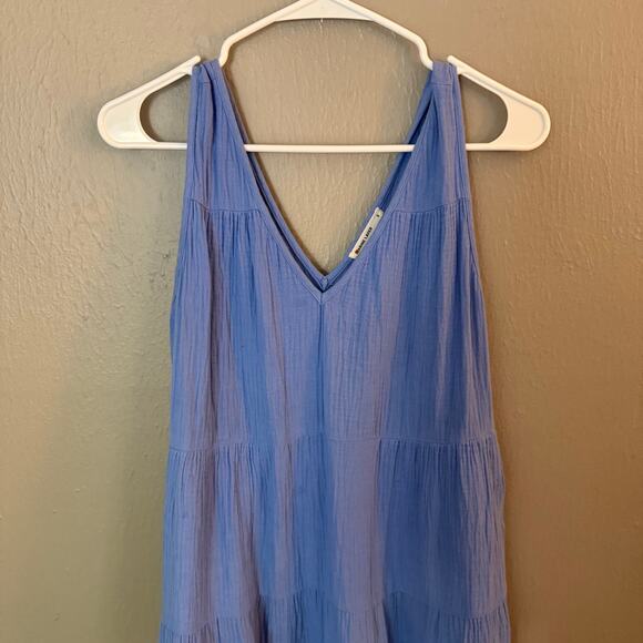 MARINE LAYER Corrine Ombre Cotton Guaze Maxi Dress Size Small - Picture 3 of 7